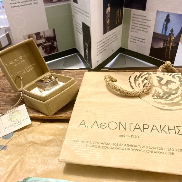 Authentic Leondarakis ring size 8 - Picture 12 of 13